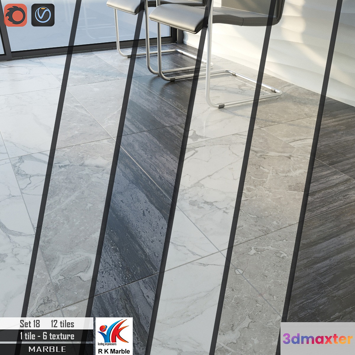 RK Marble Set 18 - No.2