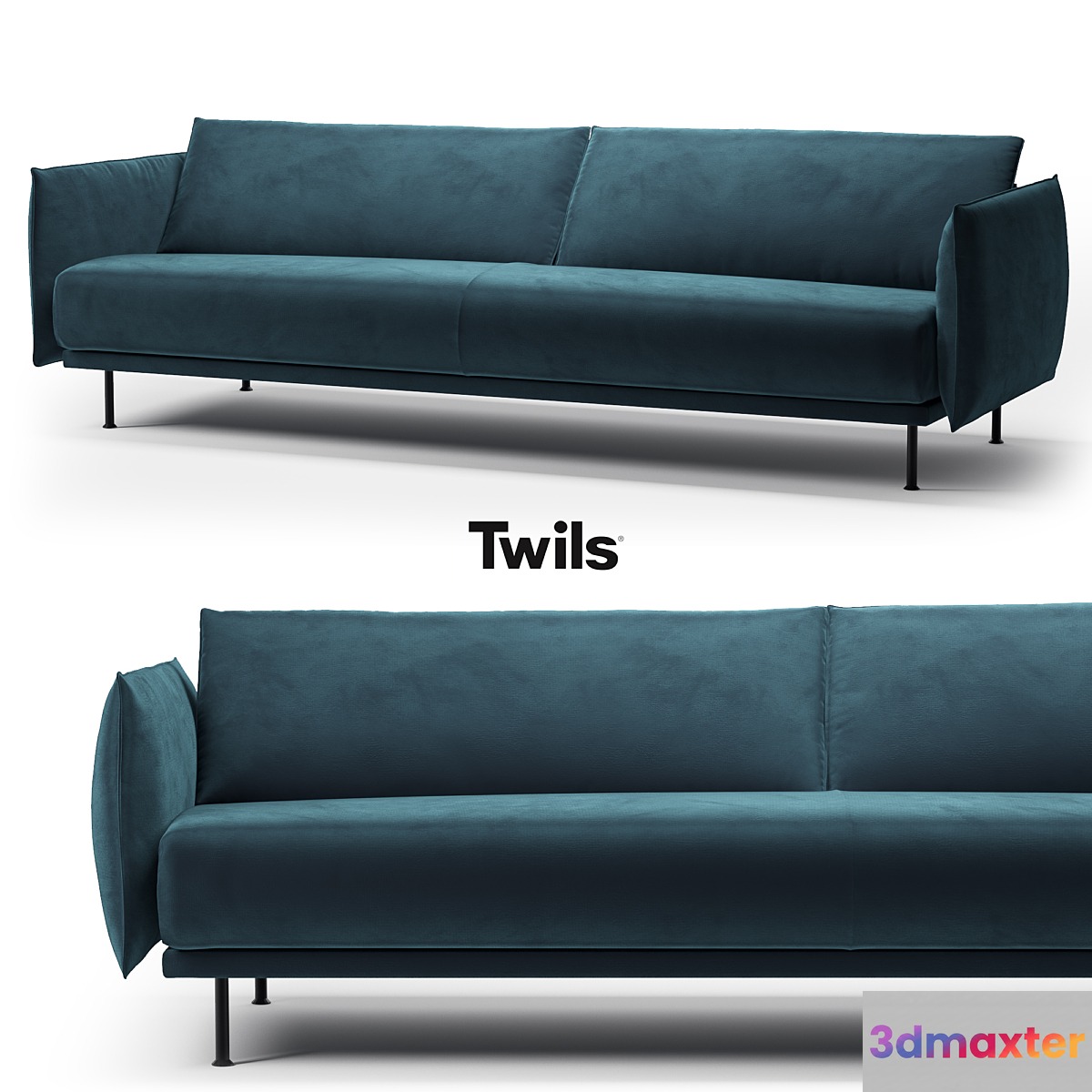 Twils Graffiti Sofa 3D Max