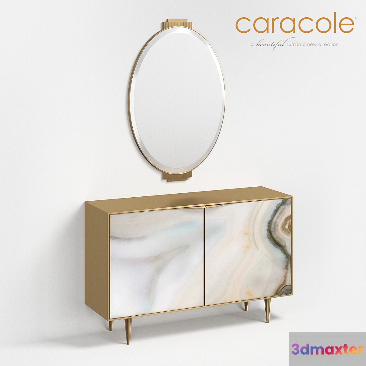 Chest Extrav-Agate and Mirror Self Portrait Saracole