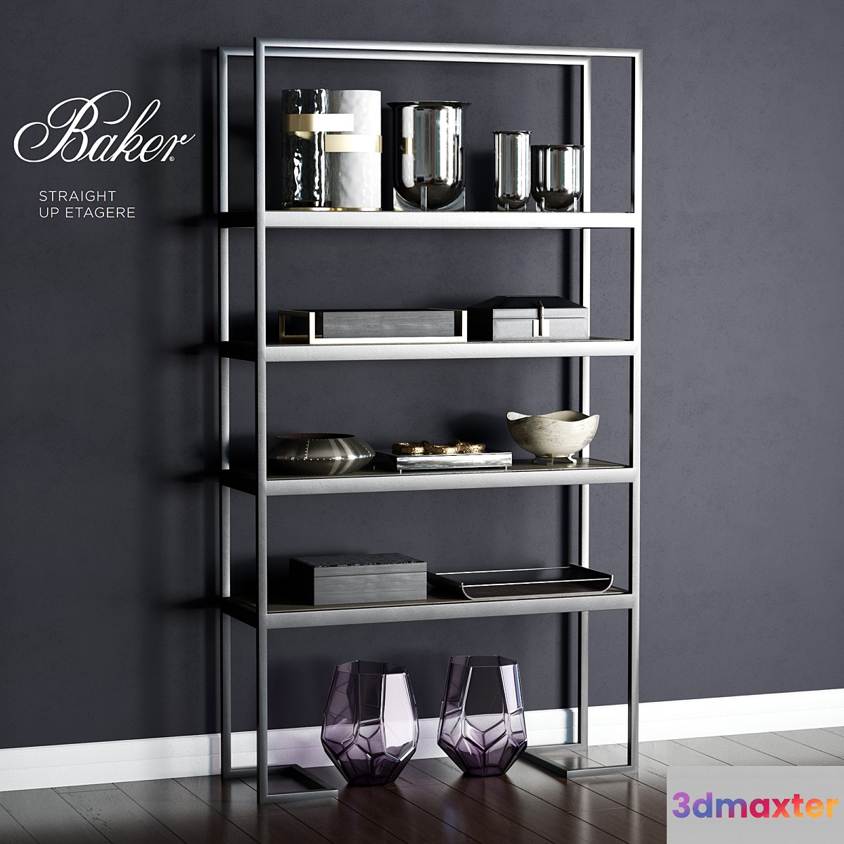 Decorative set Baker furniture 3D Max