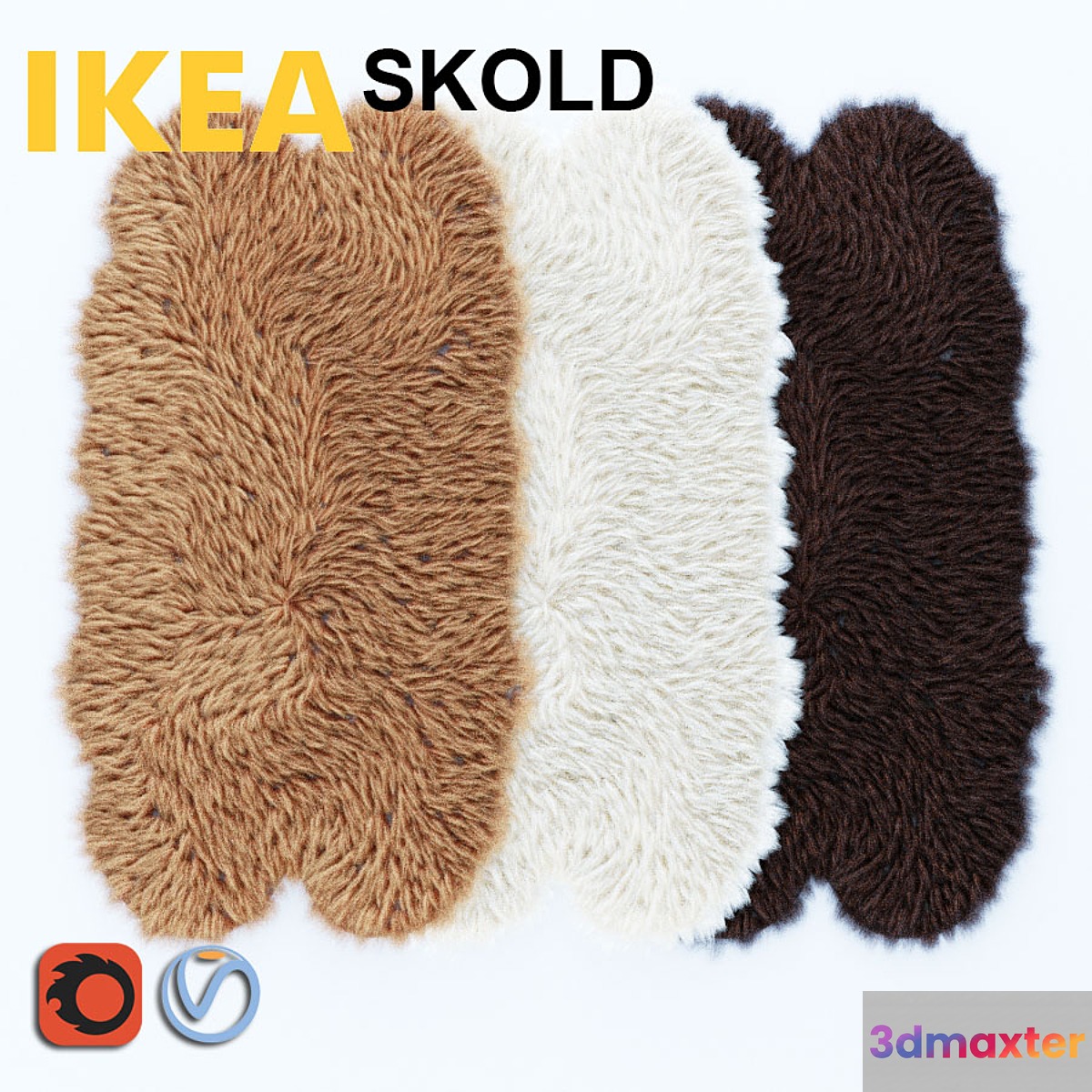Skold Skald sheep skin 160_90 3D Max
