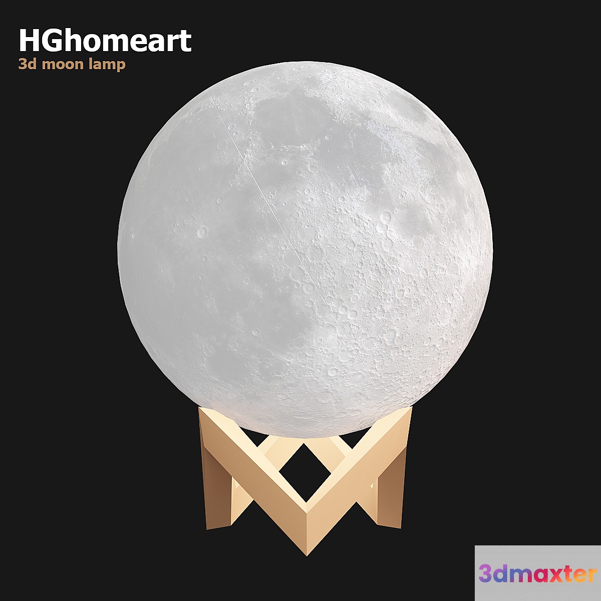 Moon lamp 3D Max