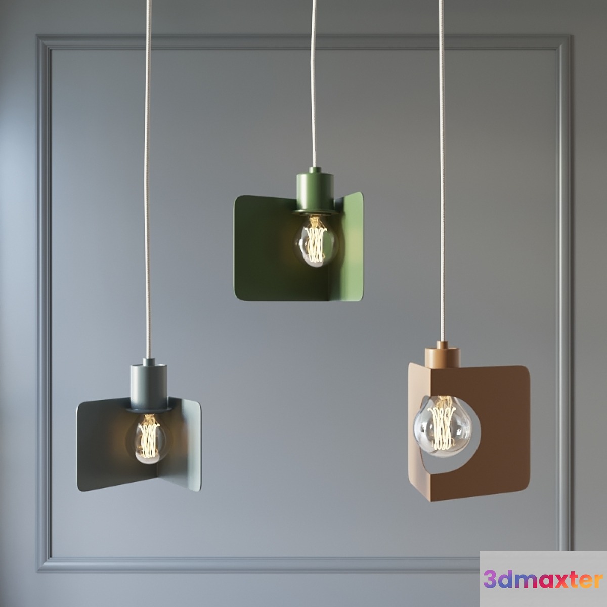 Corner pendant light - No.2