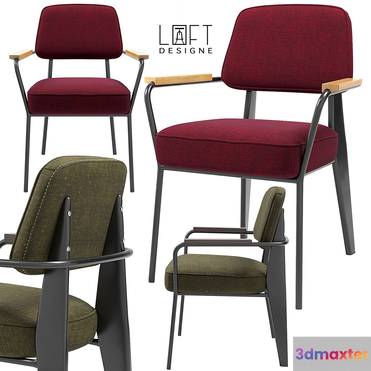 LoftDesigne Chairs 3604_3603