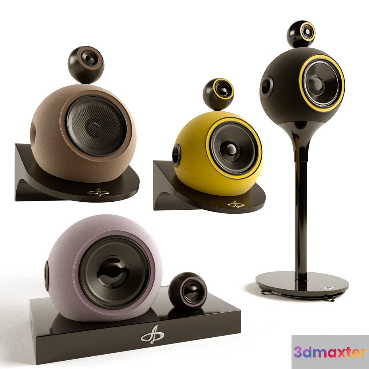DELUXE ACOUSTICS speaker systems 3D Max
