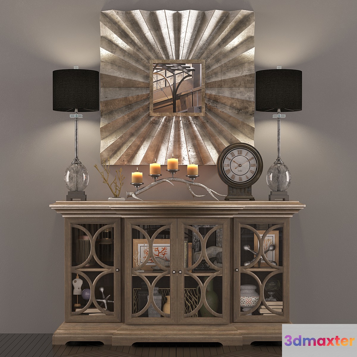 Decorative set_03 - No.5 3D Max