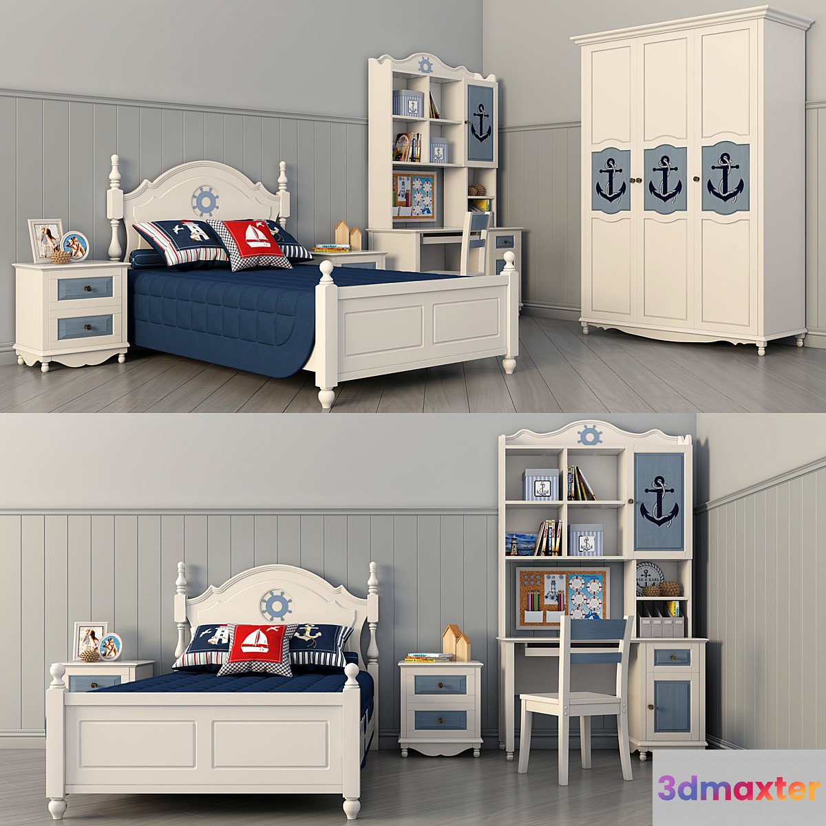 Children's room-ocean.