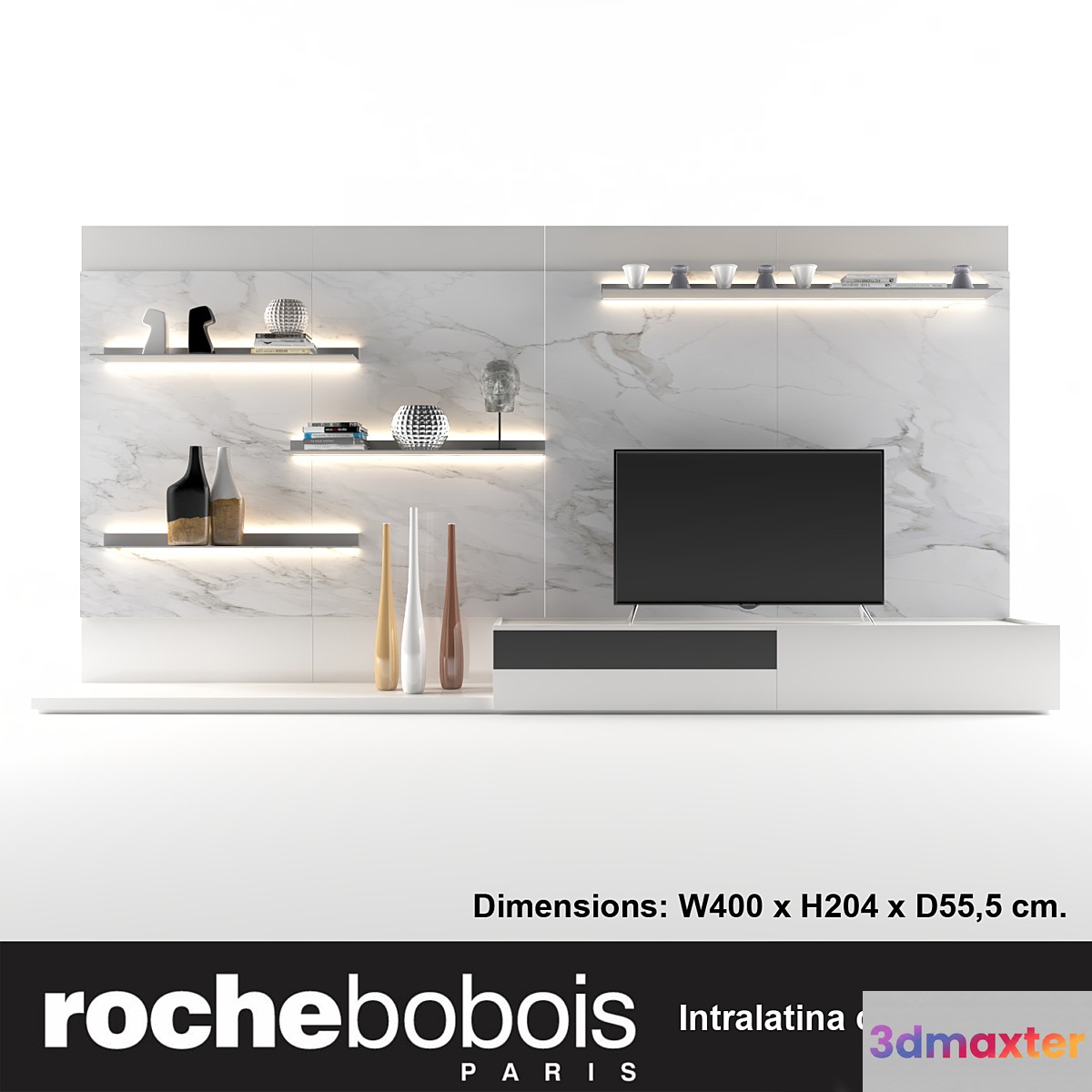 Roche Bobois Intralatina composition 3D Max