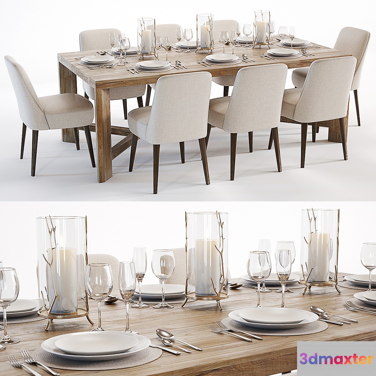 Curations Limited Gernoble & Torino table set - No.4