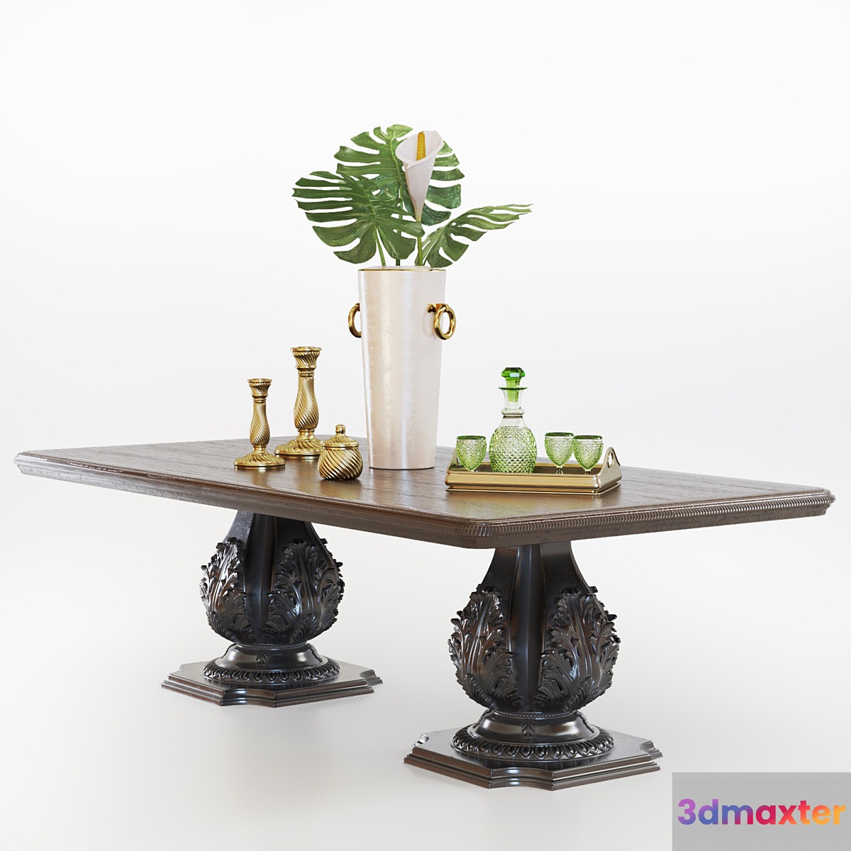 Dining table Chelini Art.1145 + 6016 3D Max