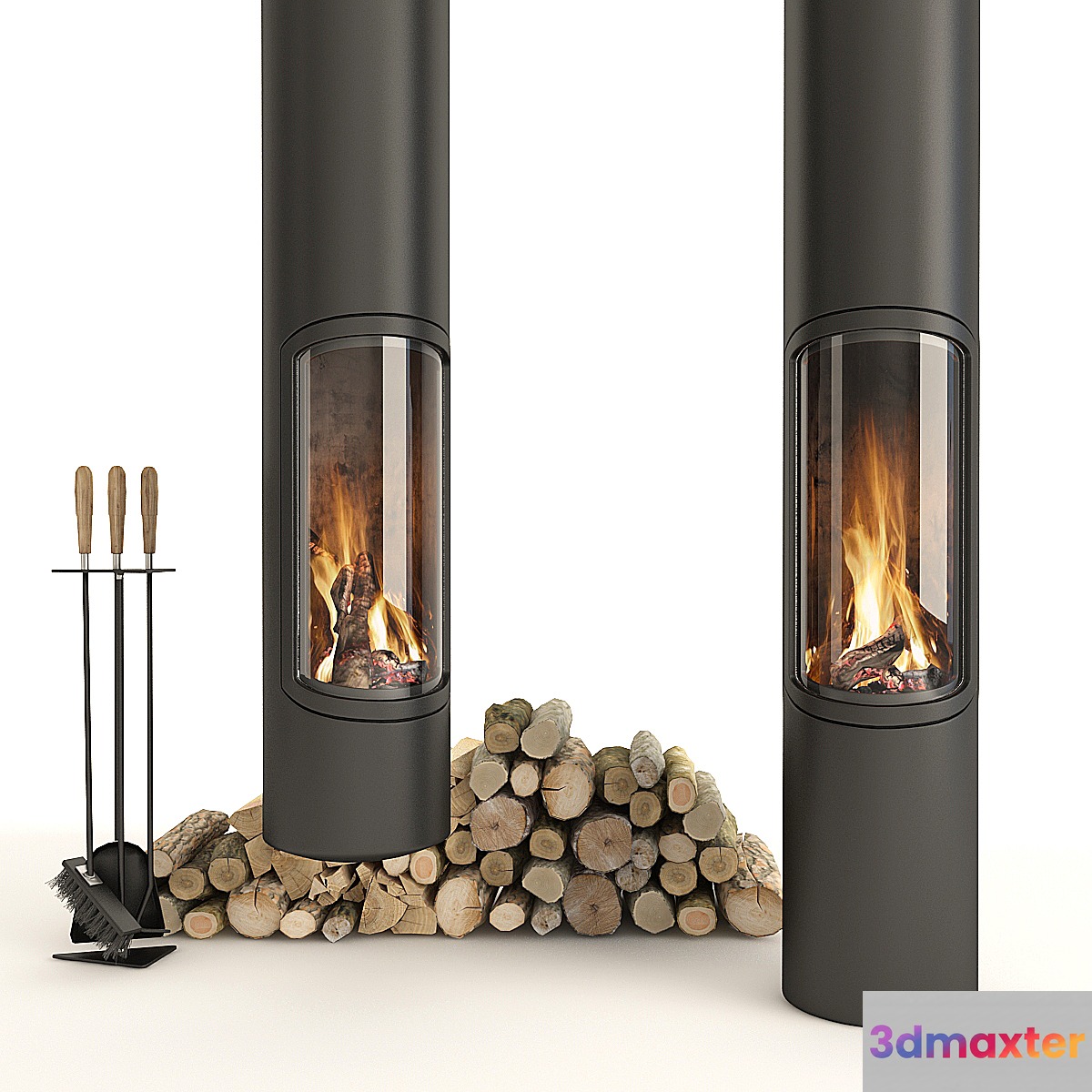 Fireplace Slimfocus 3D Max