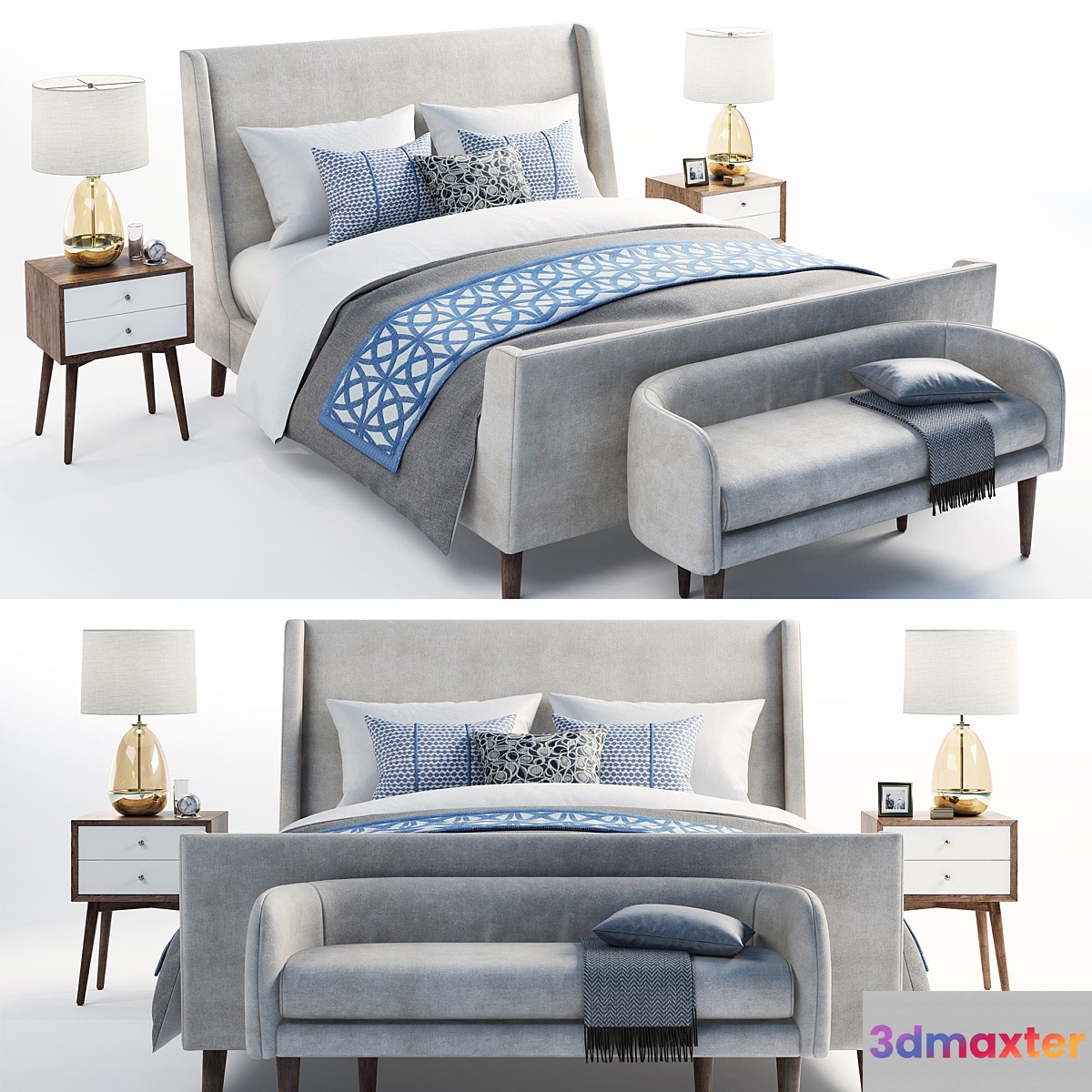 Sleigh Bed