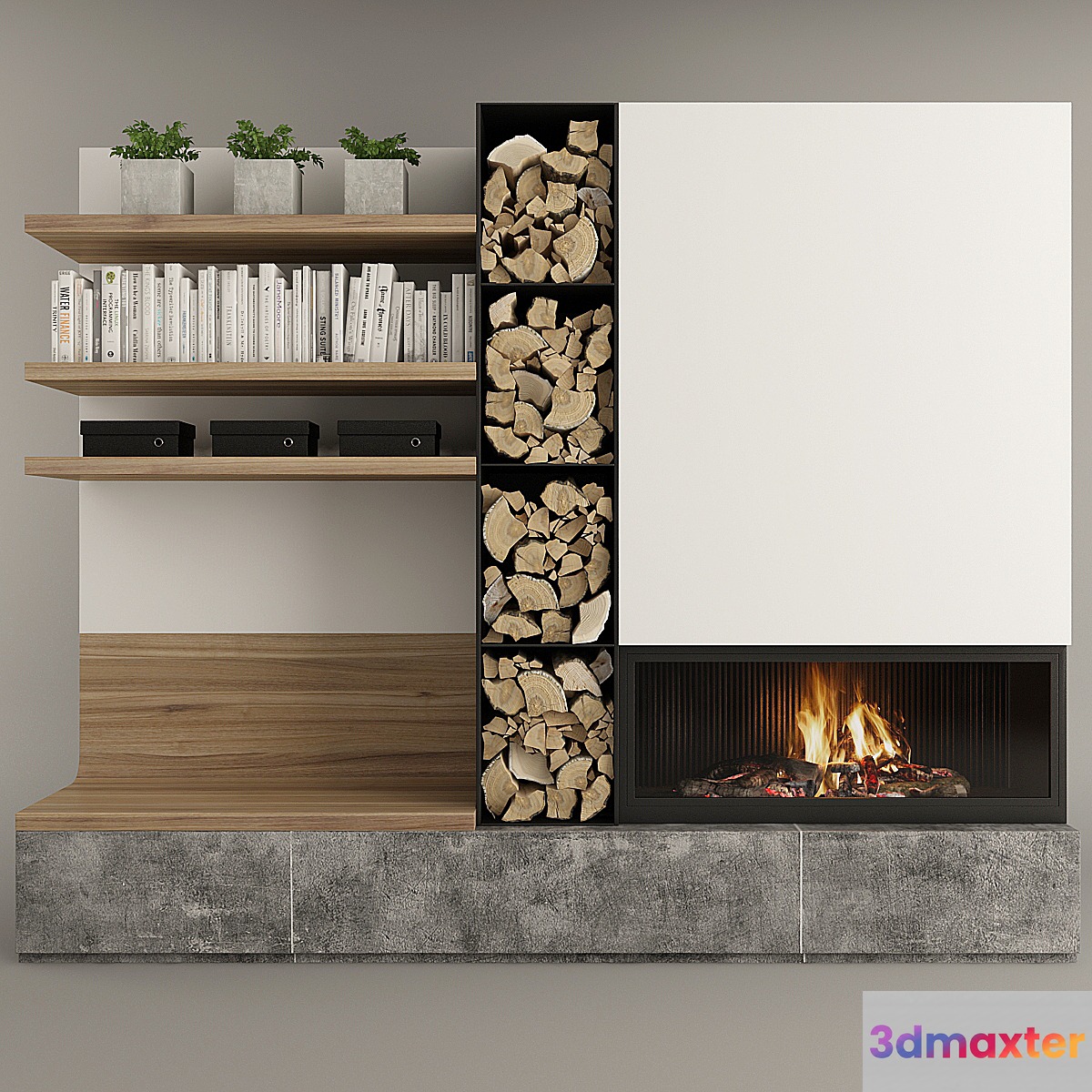 Fireplace set_11 3D Max