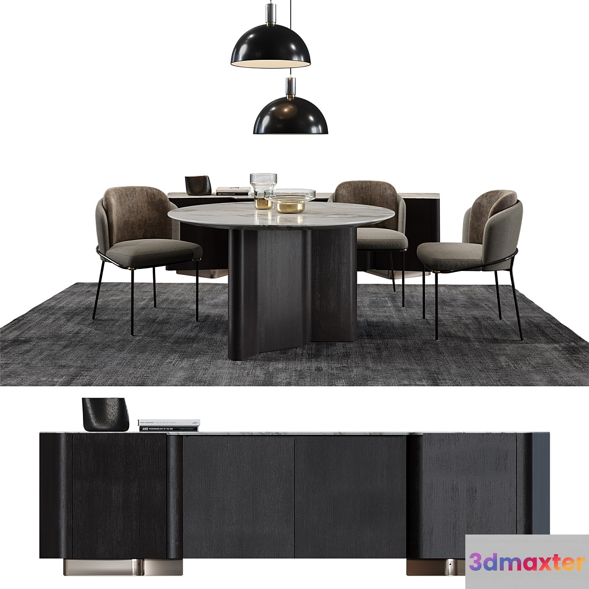 Minotti Set _ Fil Noir