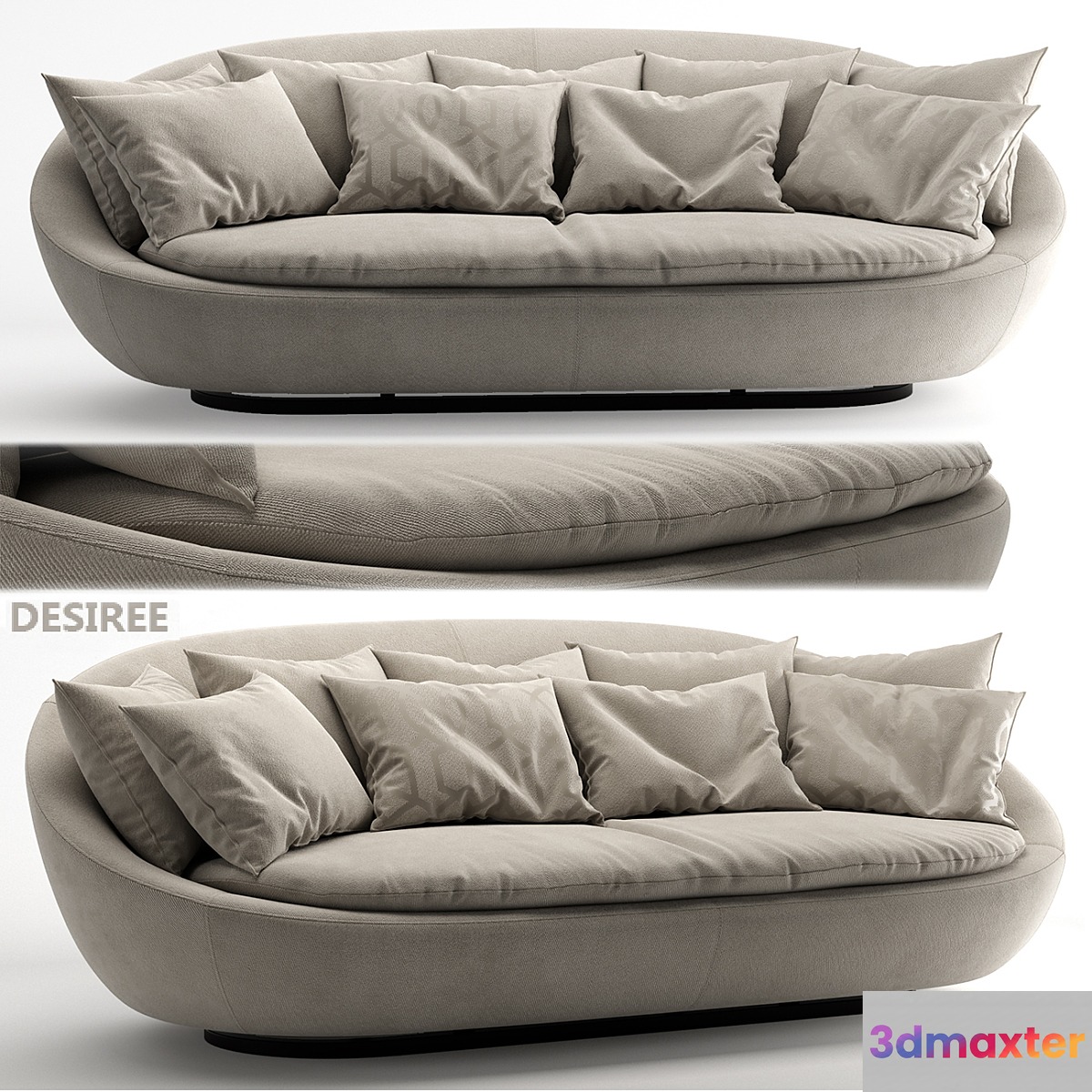 Sofa Desiree 2014 LACOON 002040 1 3D Max