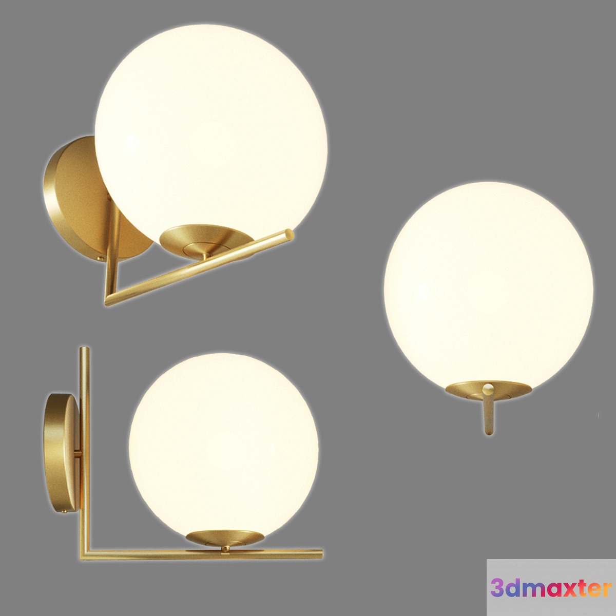 Bra flos ic lights family michael anastassiades designed by michael anastassiades 3D Max