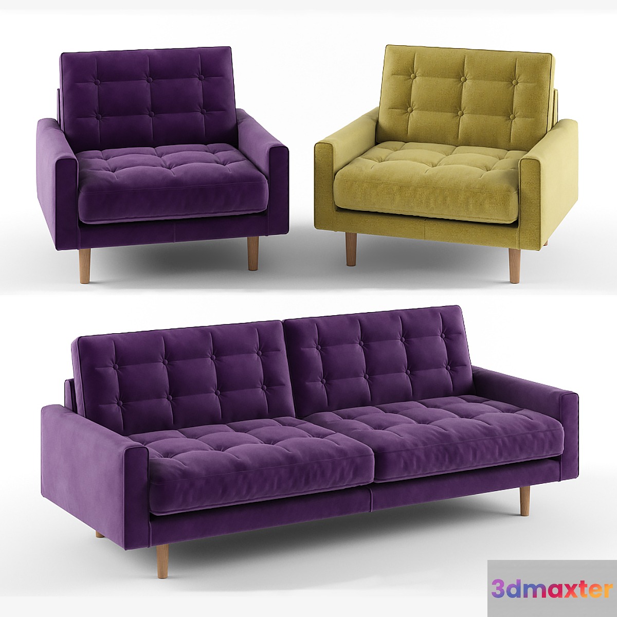 Sofa and armchair Fenner from Habitat - No.2
