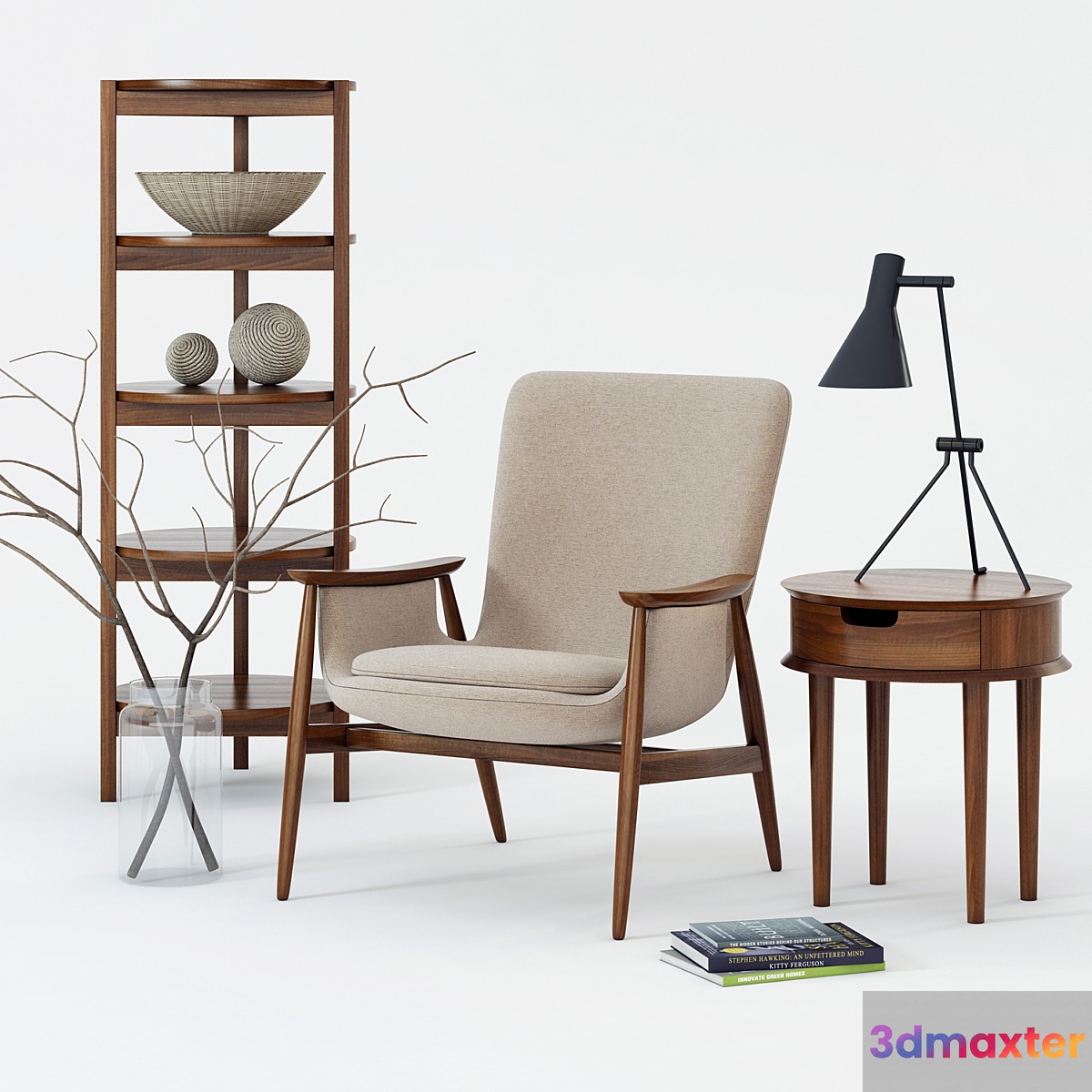 Scandinavian Designs Klemens Chair 3D Max