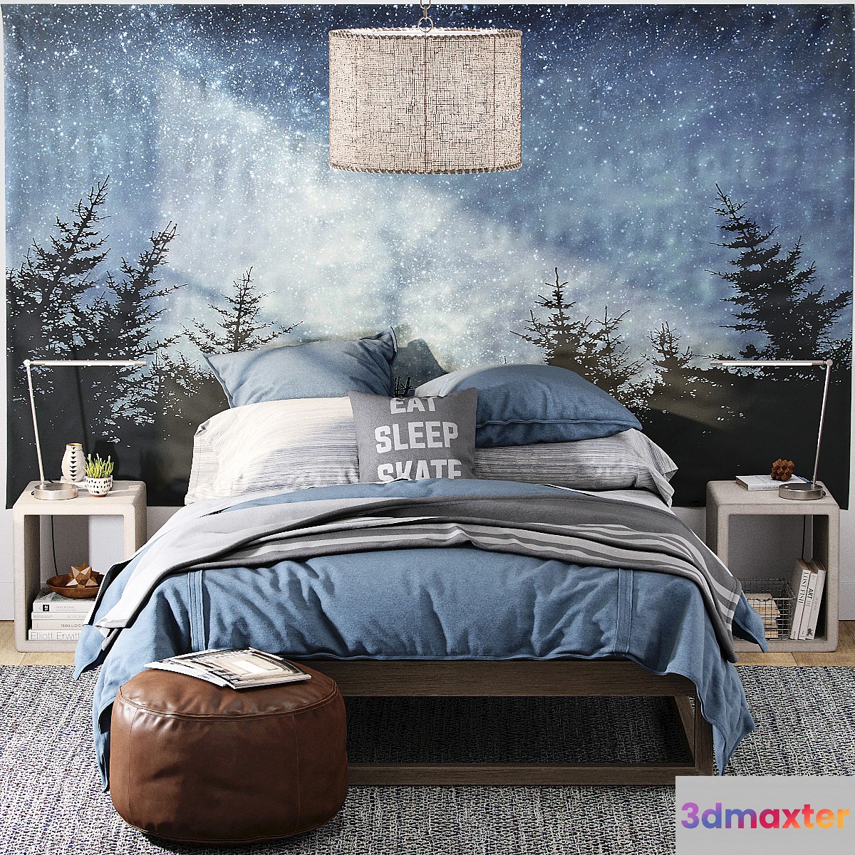 RH _ LAGUNA PLATFORM BED - No.4