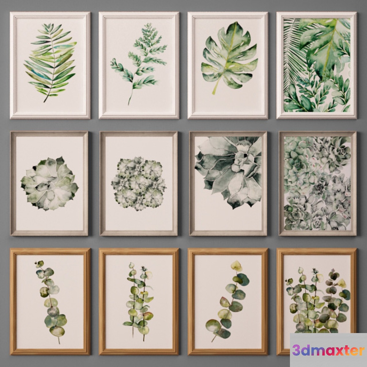 Collection of paintings-72 3D Max