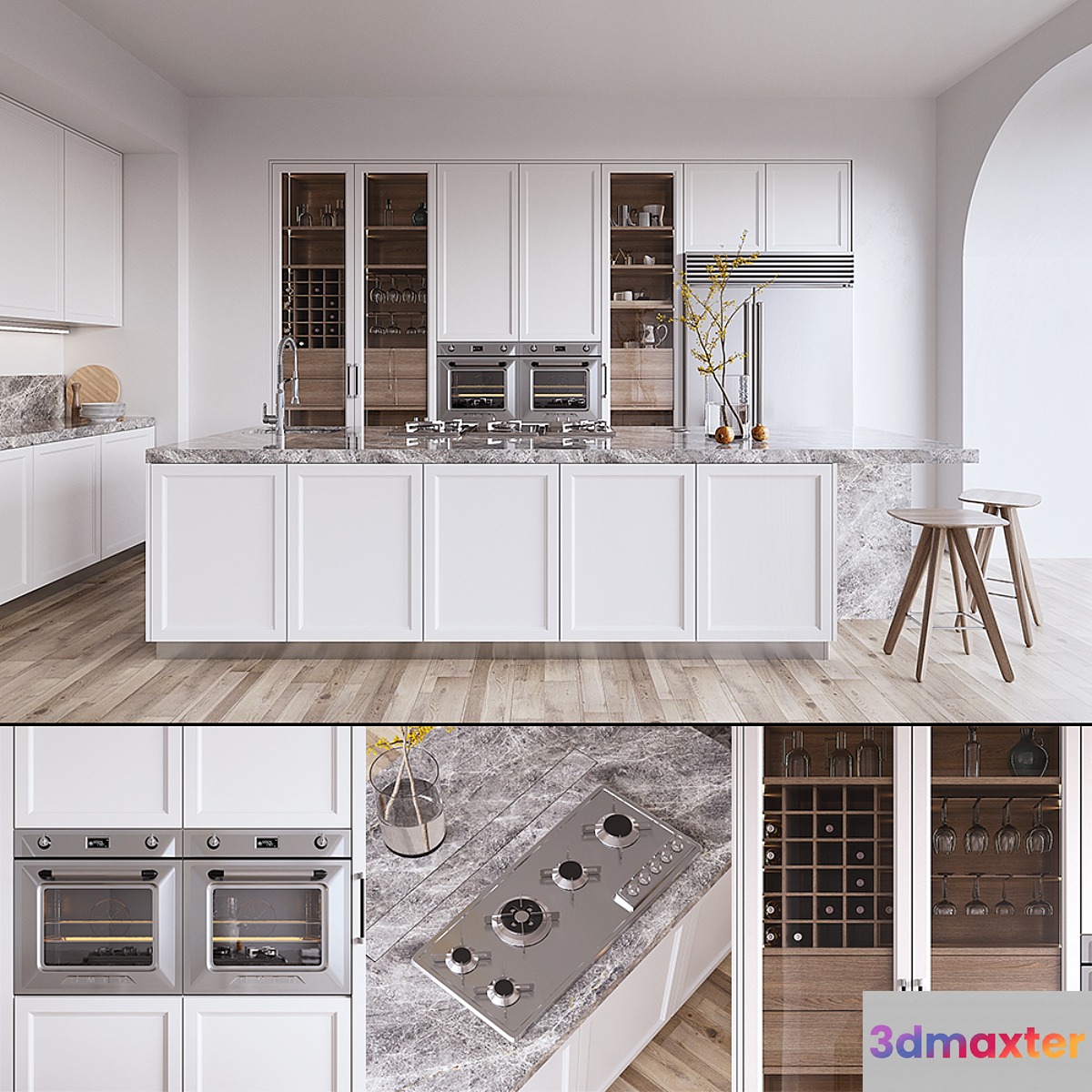 Kitchen L'ORIGINE Aeterna (vray GGX corona PBR) - No.4