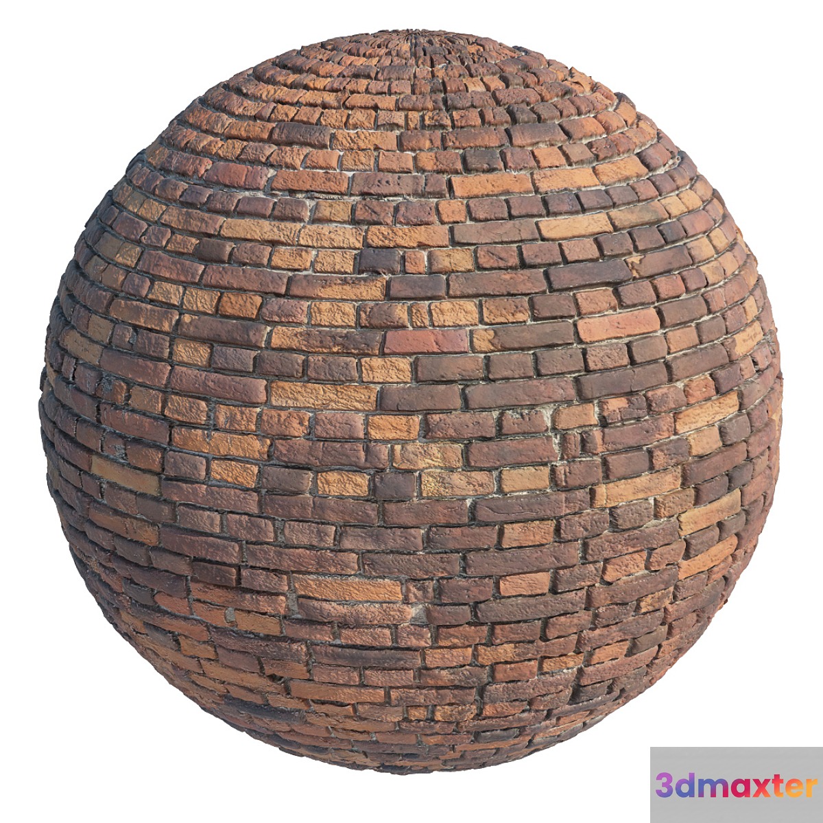 Old brick masonry 3D Max