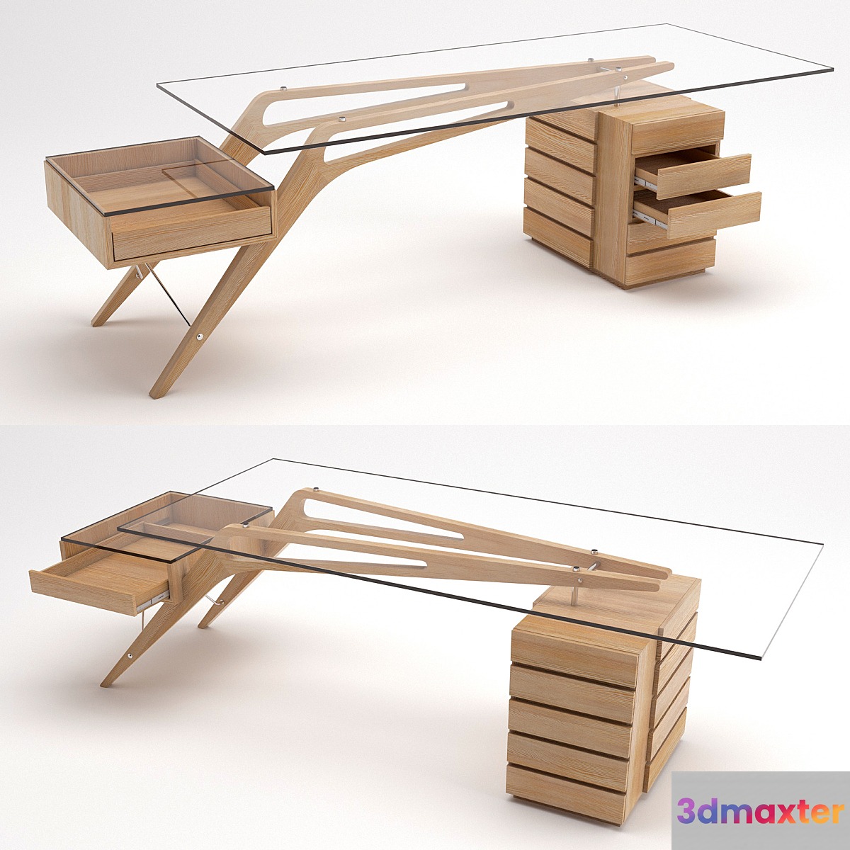 zanotta cavour writing desk 3D Max