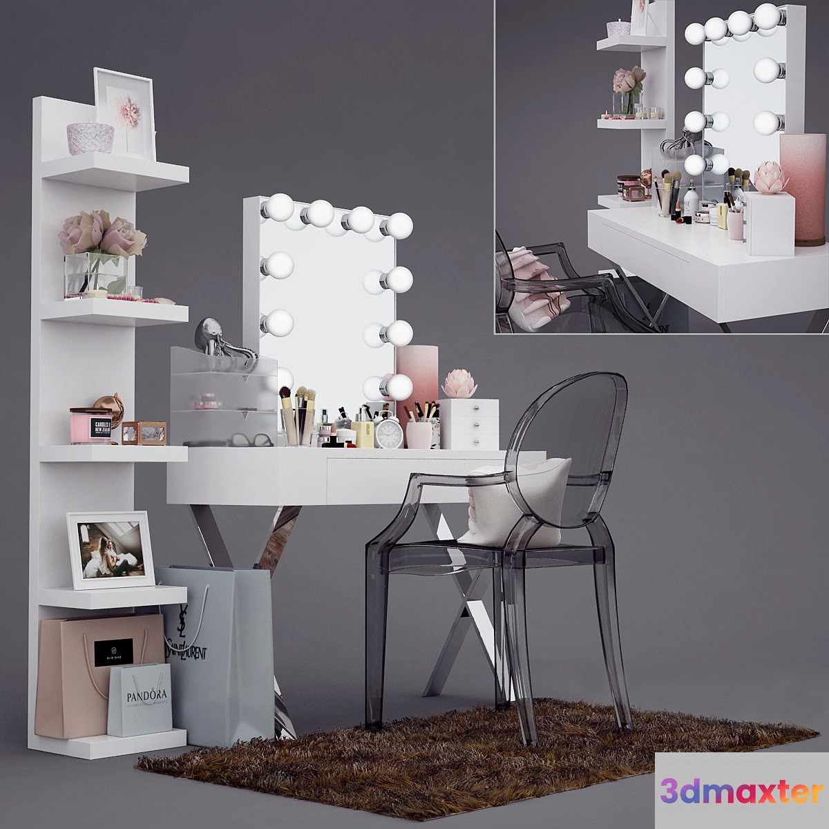Dressing table I Dressing table 3D Max