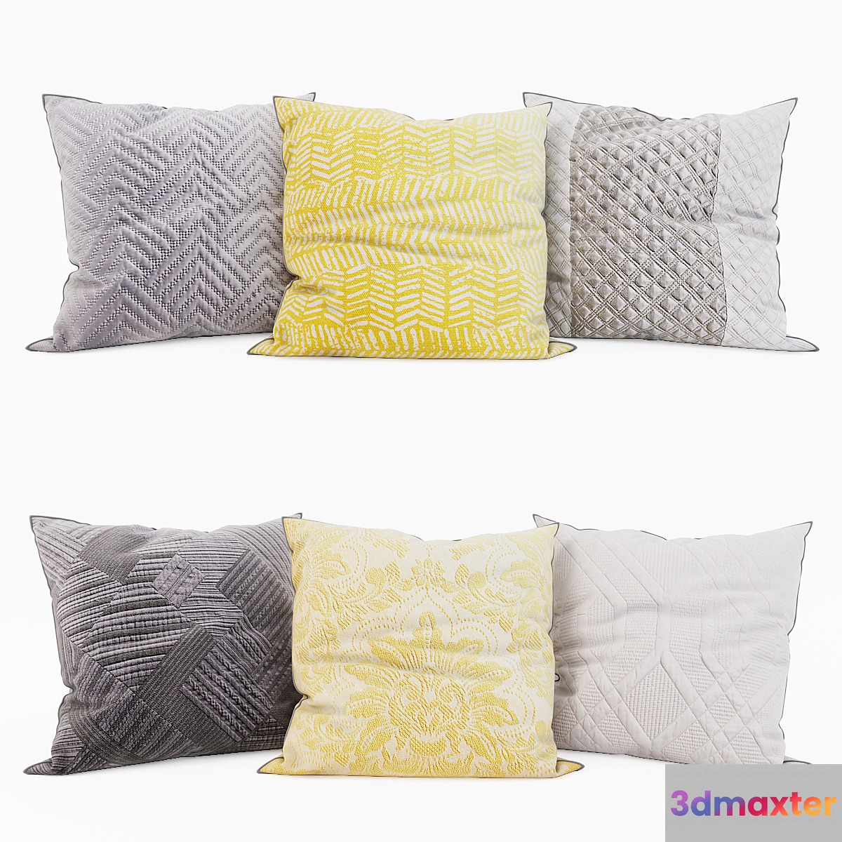 Zara Home - Decorative Pillows set 20 3D Max