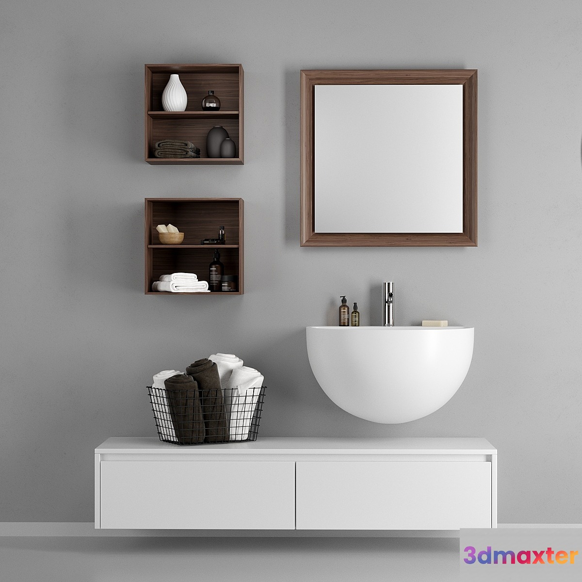 Washbasin Falper Bowl 3D Max