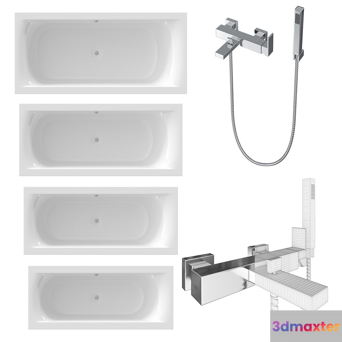 RIHO baths and Newform bath _ shower mixer.