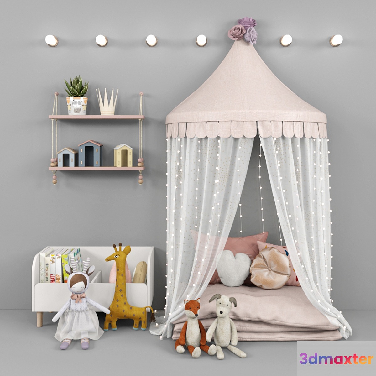 Tent and decor for children