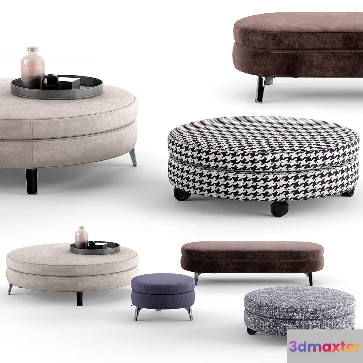 Minotti Denny Ottomans