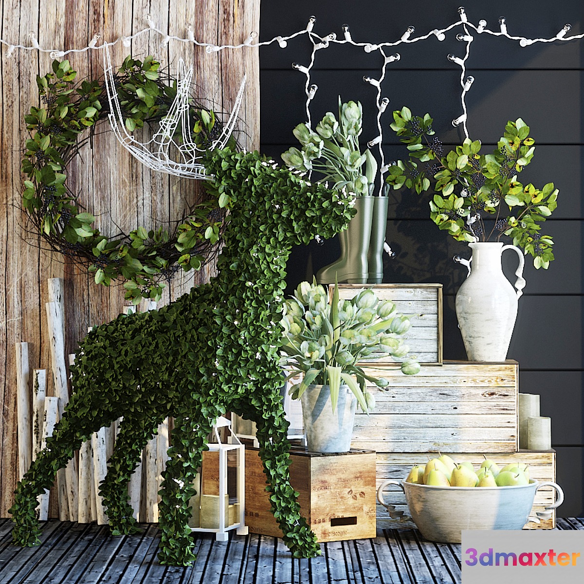 Spring Set - 2 3D Max