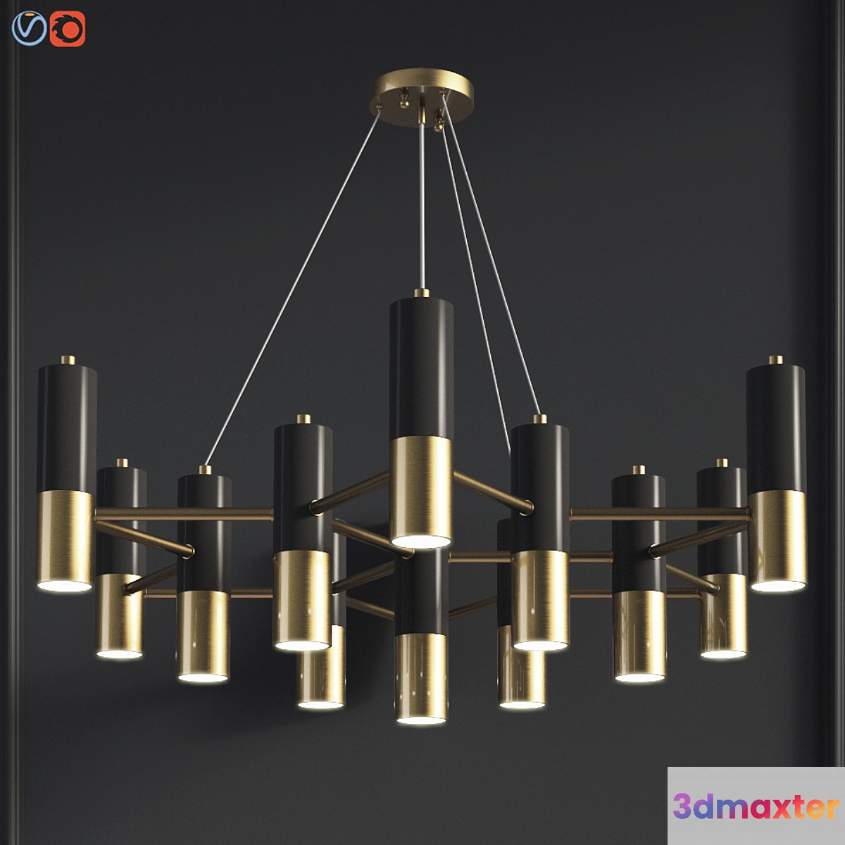 Chandelier Favorite 1600-13P Ultra - Favorite 3D Max