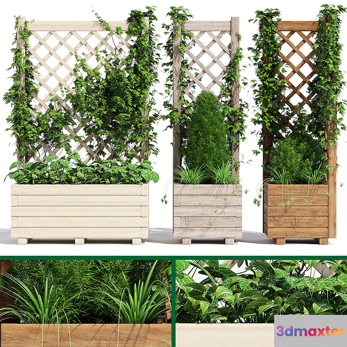 Planter with trellis