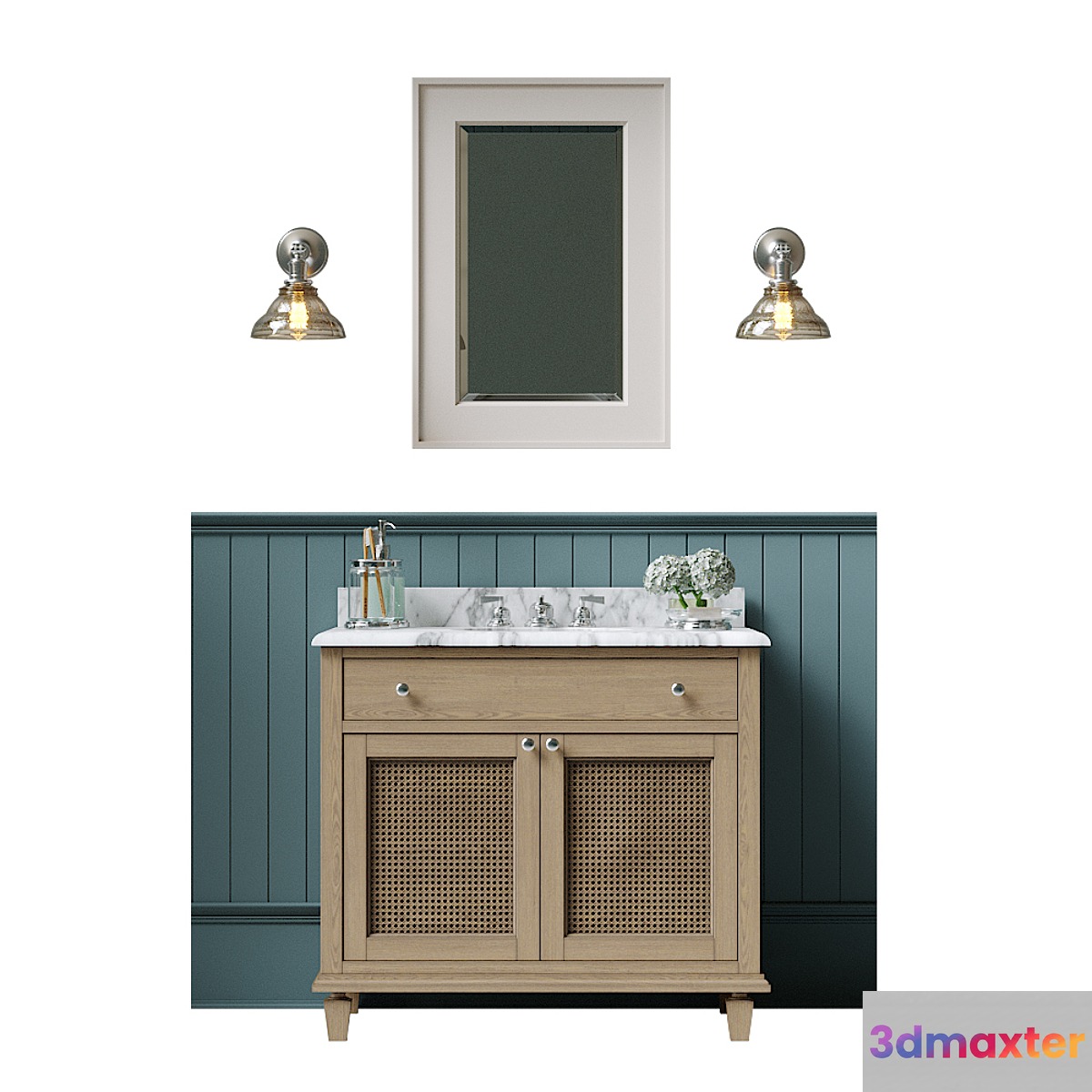 Bathroom complect 3D Max