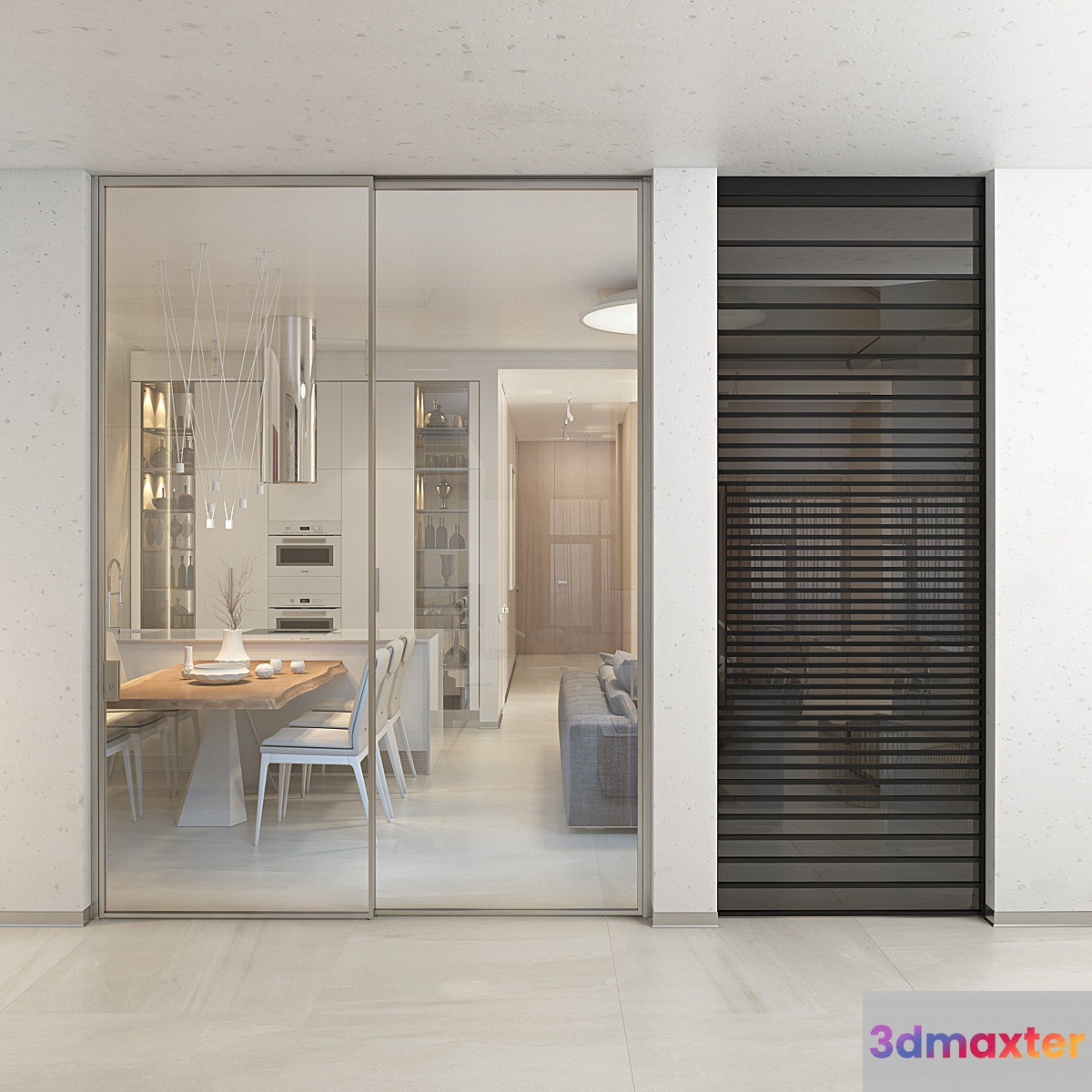 Doors - ADL Adielle - Mitika & Line 3D Max