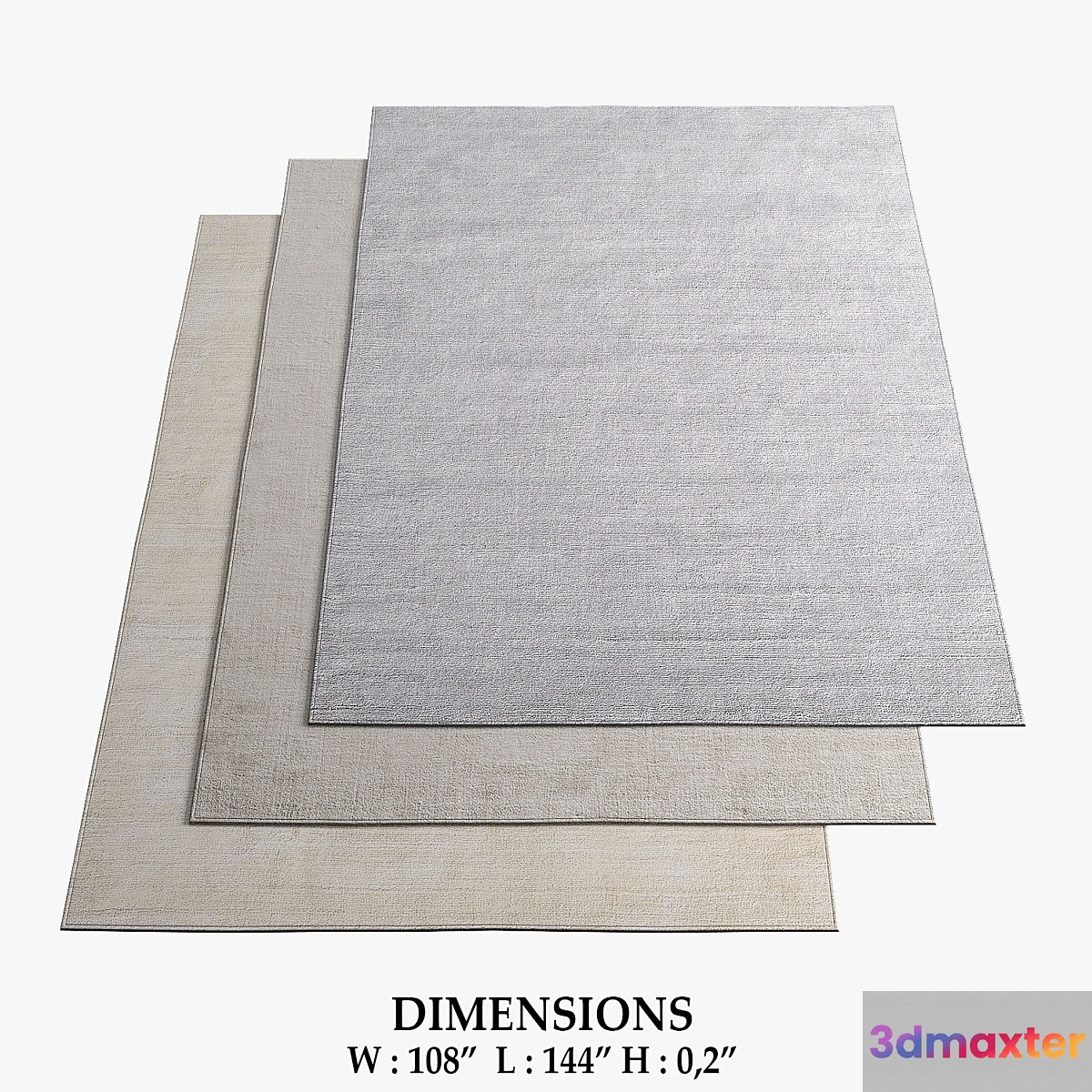 Restoration Hardware Rugs_70 3D Max