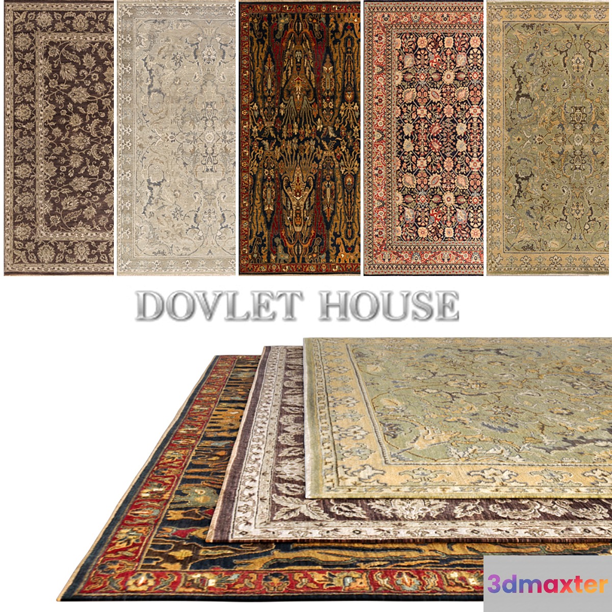 Carpets DOVLET HOUSE 5 pieces (part 213) 3D Max