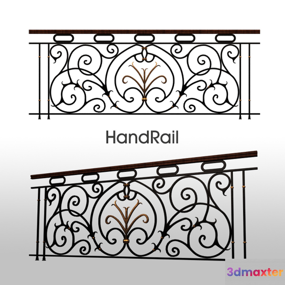 handrail - No.3 3D Max