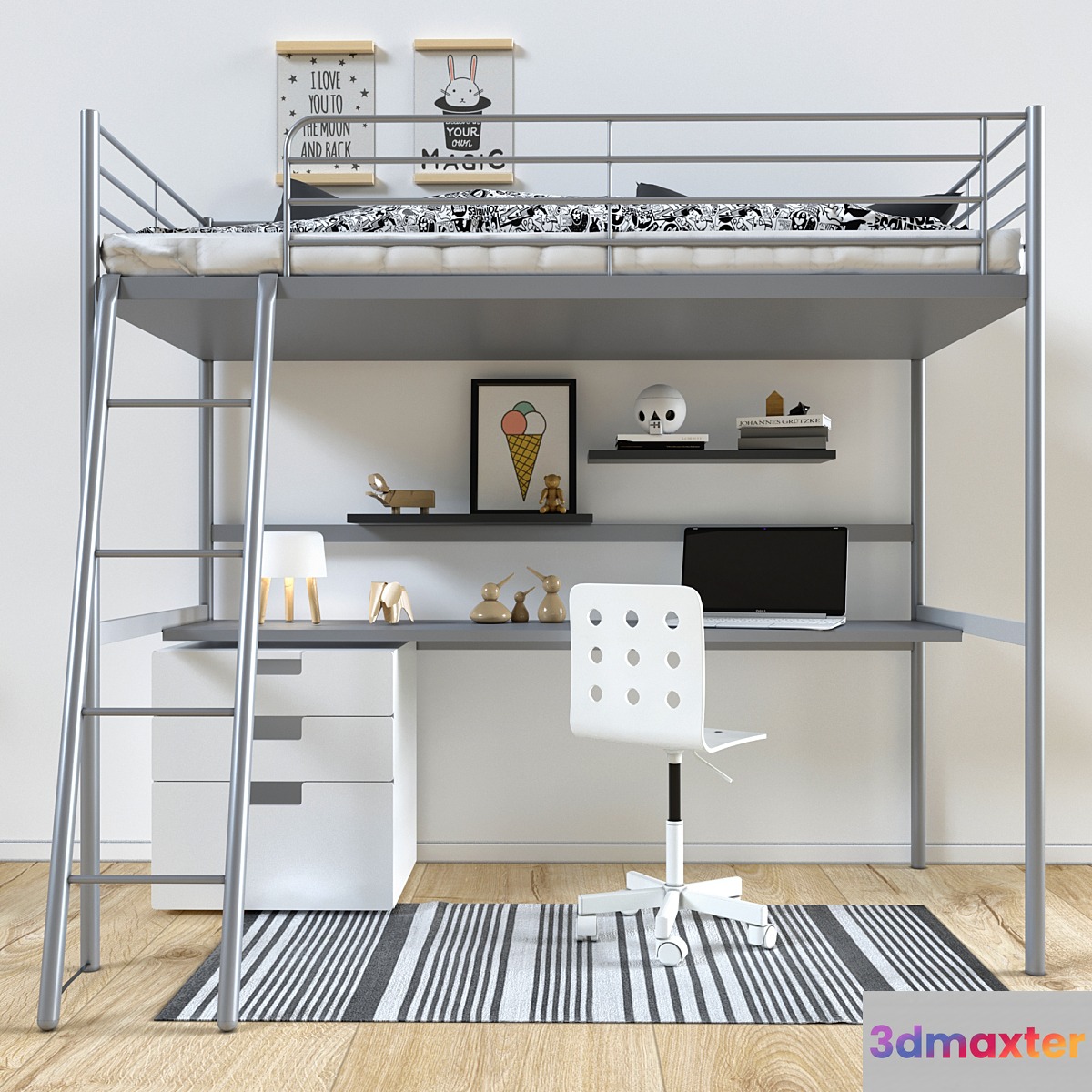 Bed IKEA SVERTA loft