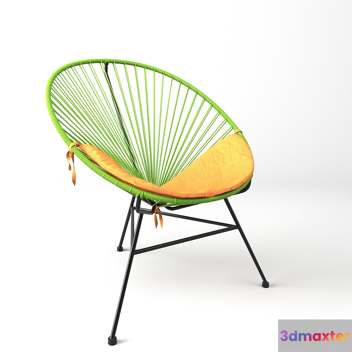 Acapulco Green Chair. Sim-Trade. 3D Max