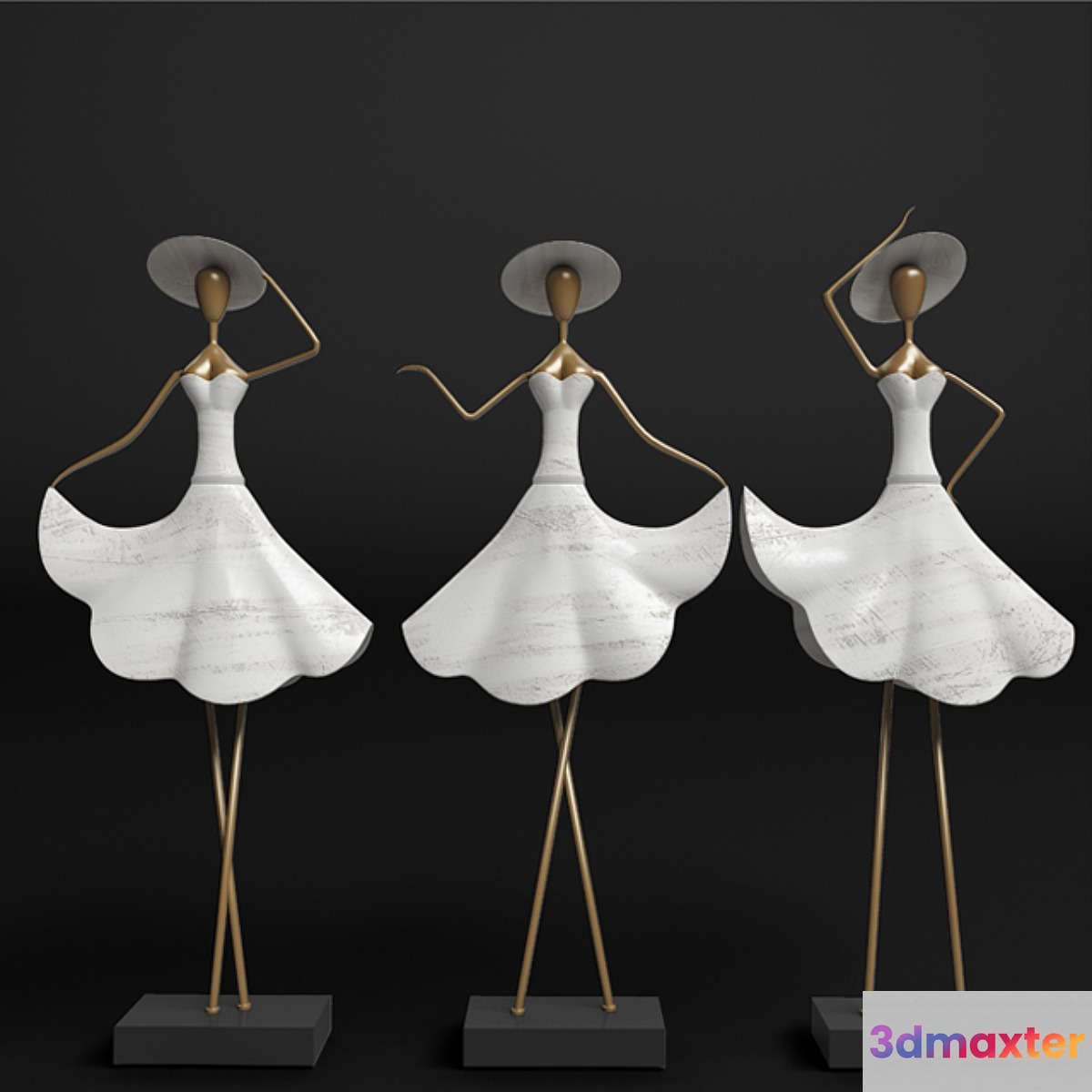 A dancer 3D Max