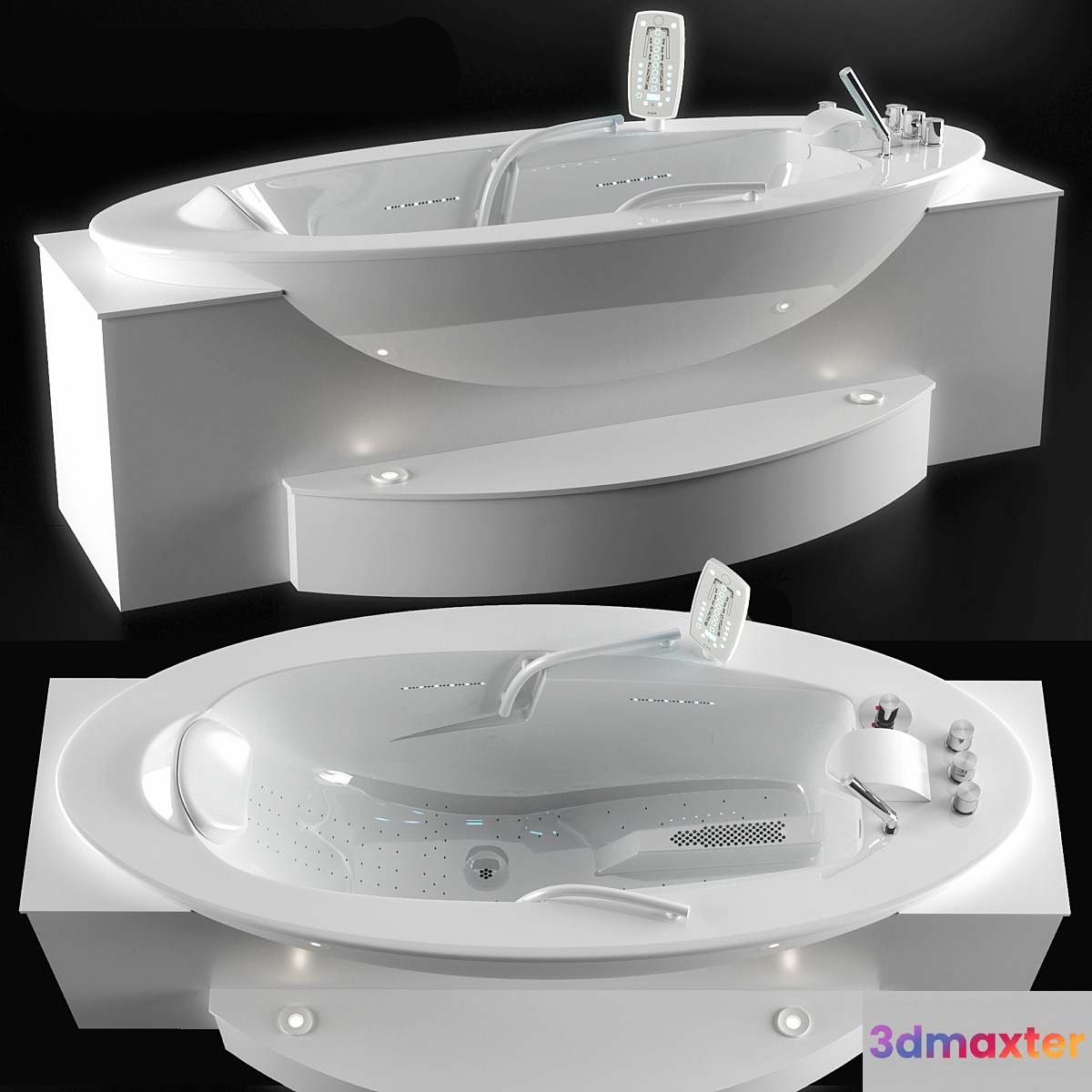 Sanospa Klafs Hot Tub 3D Max