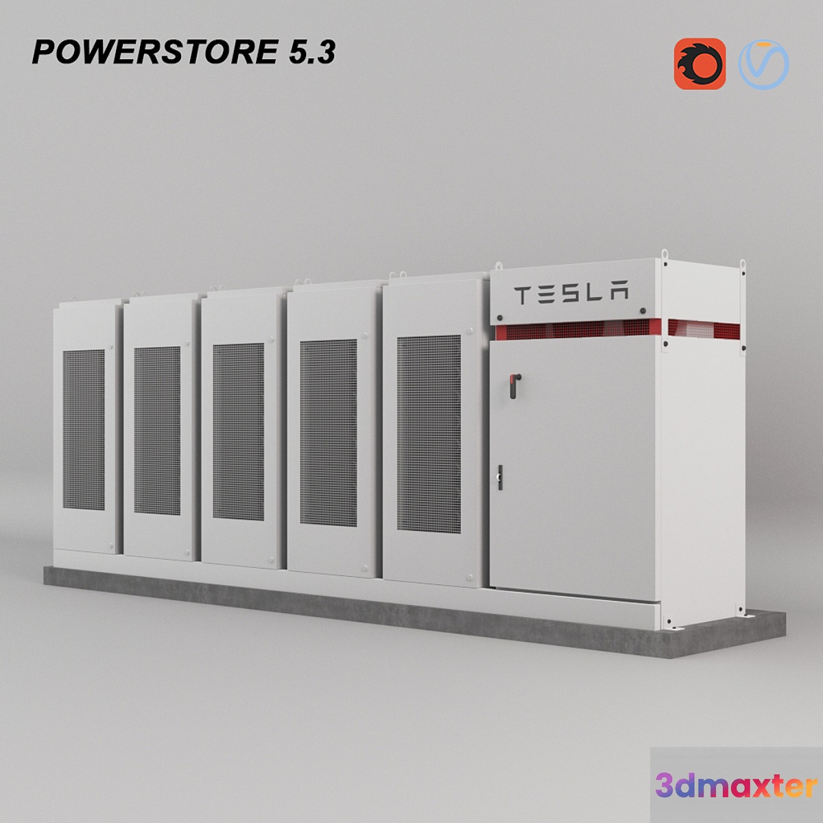 POWER PACK TESLA 3D Max