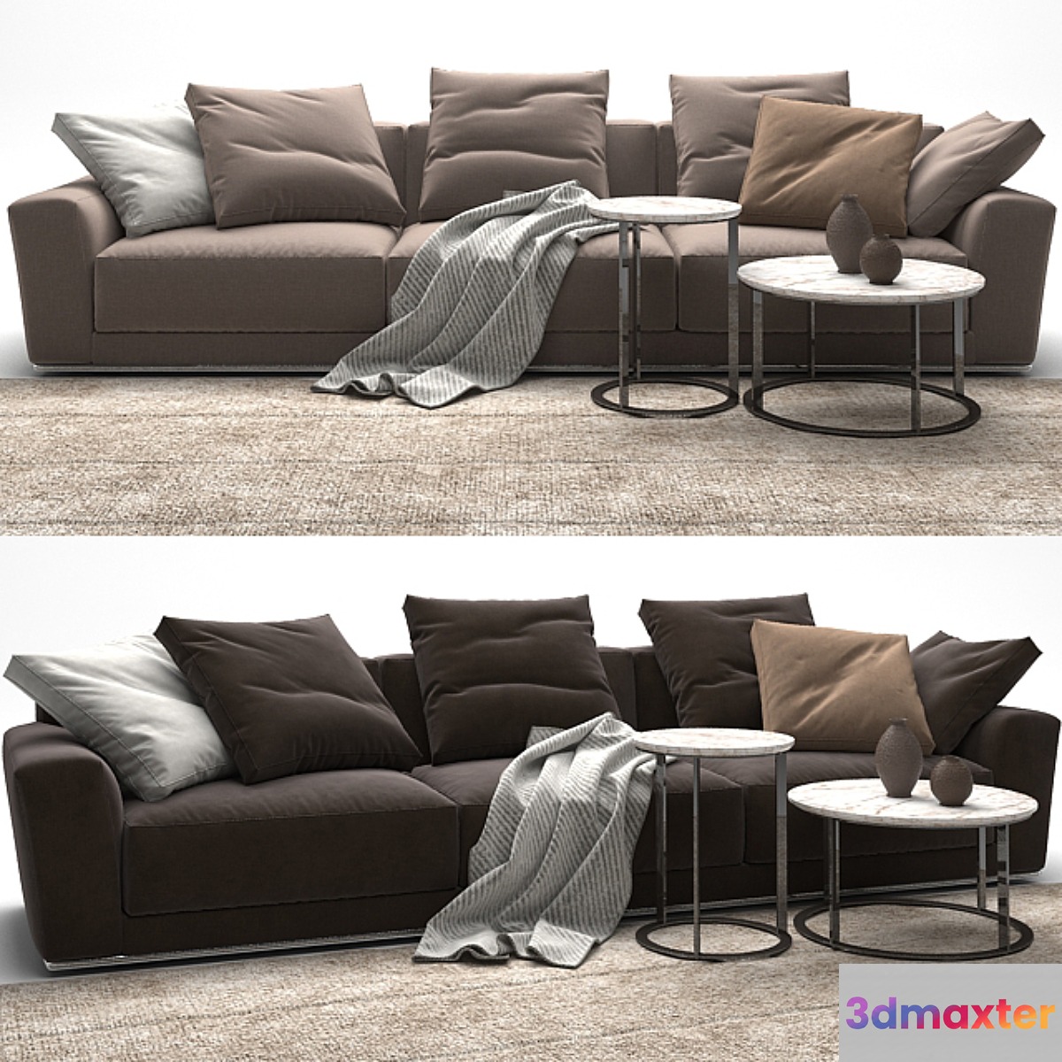 Luis Sofa - B & B Italia 3D Max