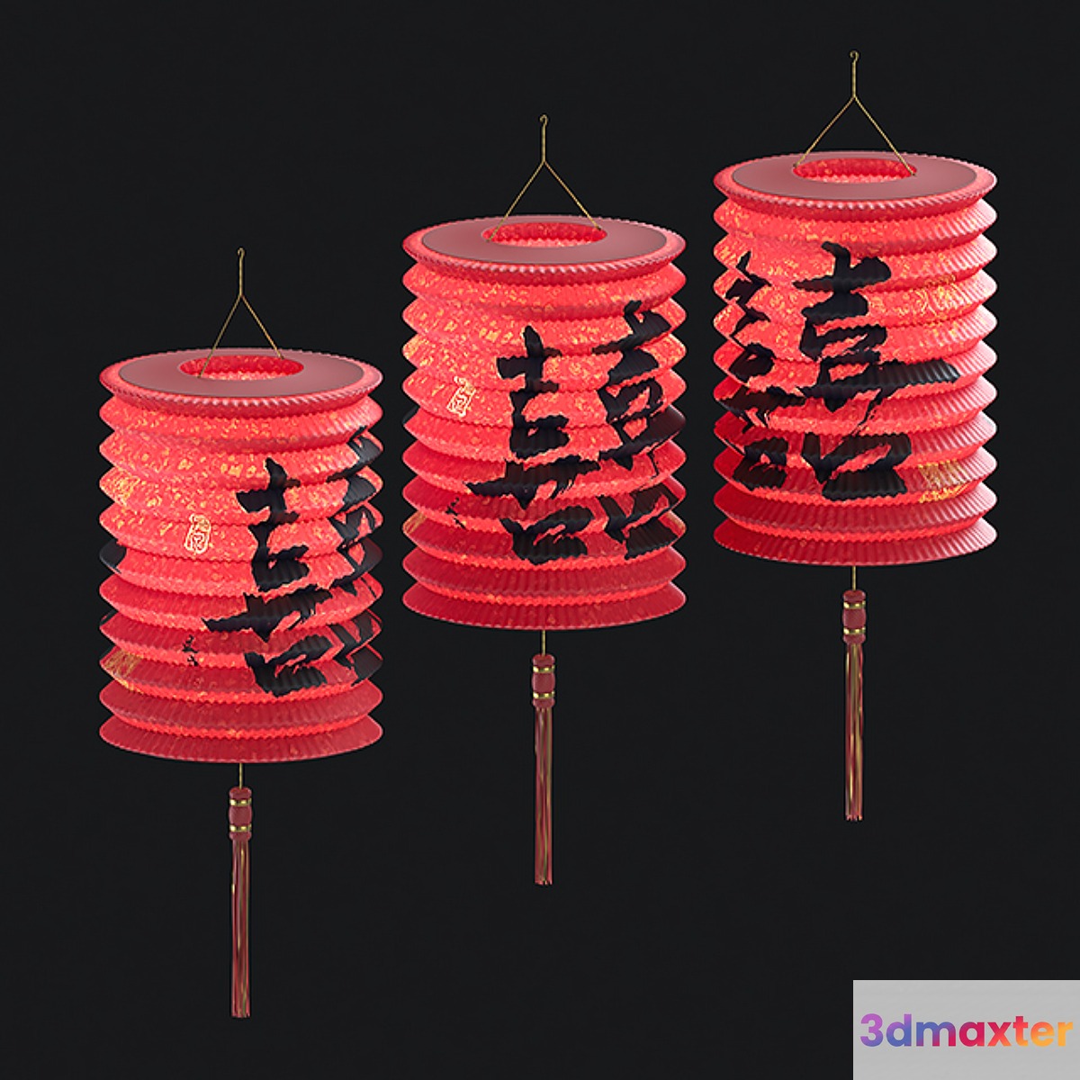 Chinese lantern 2 Chinese Lantern 2 3D Max