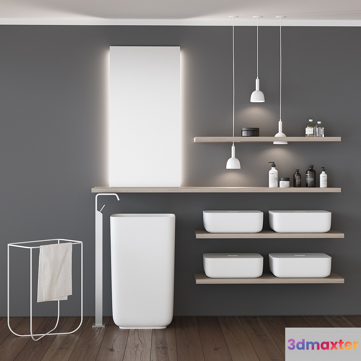 Bathroom furniture set 3 Scavolini QI