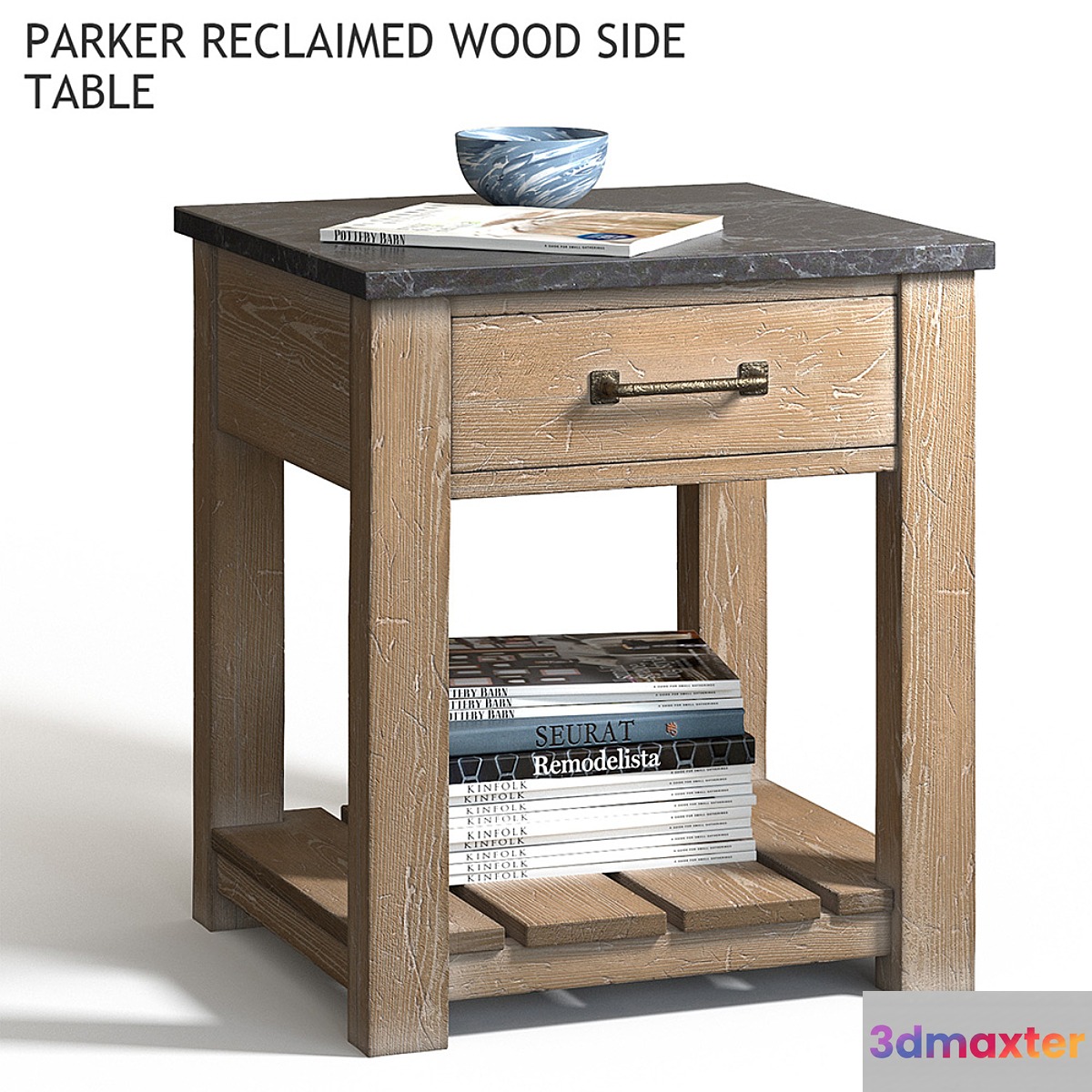 Pottery barn PARKER RECLAIMED WOOD SIDE TABLE